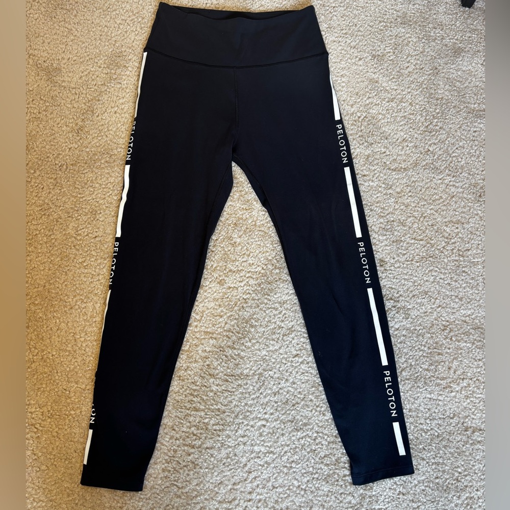 Peloton Black Performance Mid-Rise Leggings